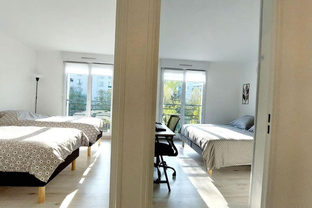 Cosy Home 2, 2 Chambres, 6 Personnes, 3 Min Gare, Parking Cergy Exterior photo